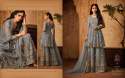 fancy designer grey sarara suit
