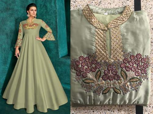 Fancy Silk Gown