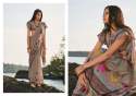 LT Fabrics New Designer Linen Saree Catalog  thumb 4
