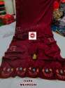 New Designer Dola Silk With Hand Work Saree  thumb 5
