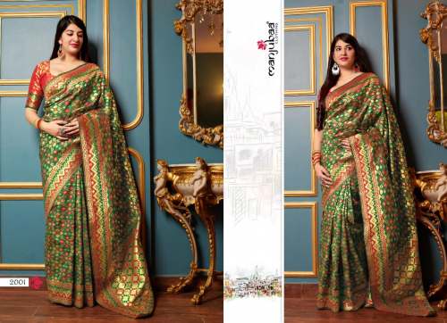 New Designer Silk  Partywear Saree Catalog