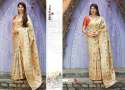 New Designer Silk  Partywear Saree Catalog thumb 4
