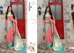 New Designer Silk Saree By Manjuba 