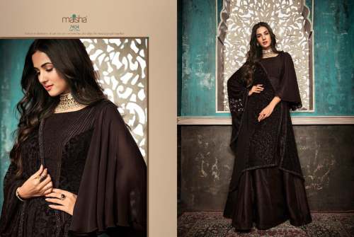 Pure Silk Designer Gown  