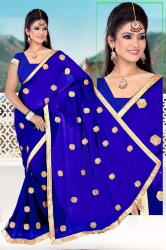 BULBUL Embroidery Saree