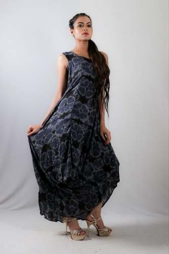 Black Western Dress for Ladies by Vooz Ecom LLP