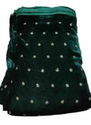 Velvet Viscose Embroidered Fabric