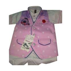 Kids Designer Shirt Waistcoat Set