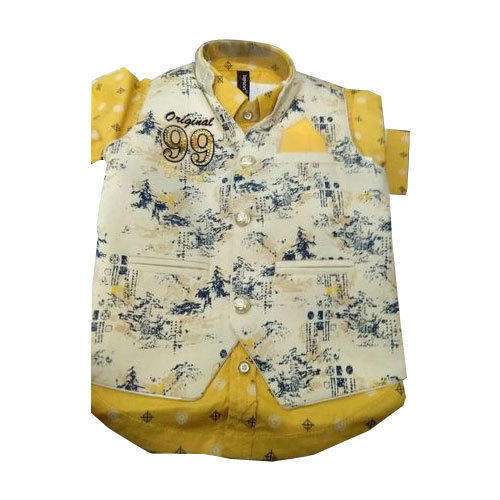 Kids Fancy Waistcoat Set