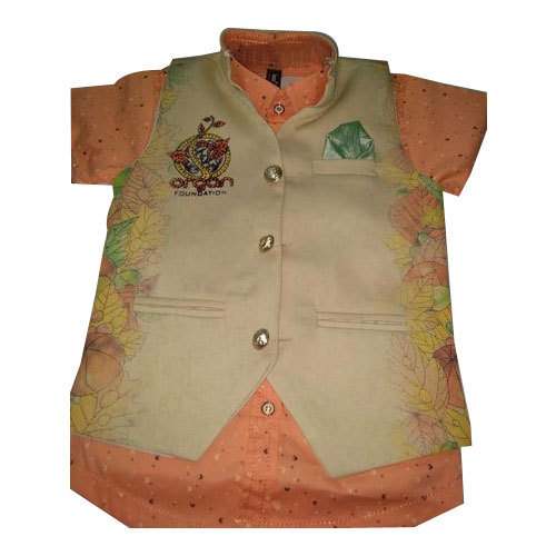 Kids Waistcoat Set by Shri Sachidanand V K Textiles