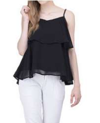 Ladies Black Plain Top