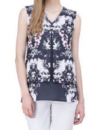 Ladies Sleeveless Printed Top by Siddharth Impex