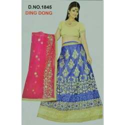 Ladies Designer Blue Lehenga Choli