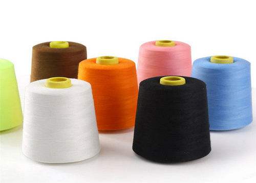 2/50 100% raw polyester yarn by sai shraddha garments