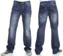 hot slip blue mens jeans