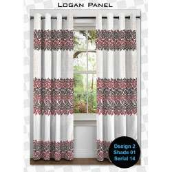 trendy printed curtain