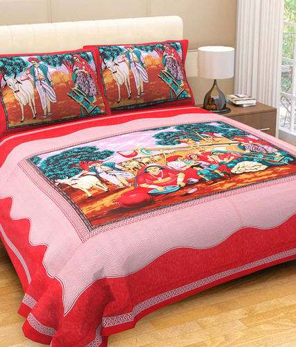 JAI GANESH Digital Print Bedsheets by Fabsheet By KBS