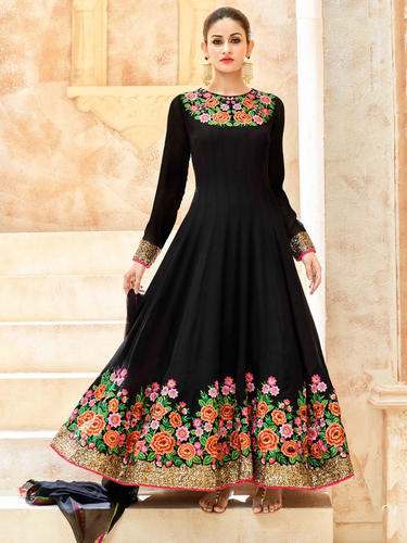 Designer Black Anarkali Suits by Cloud Curry Pvt Ltd