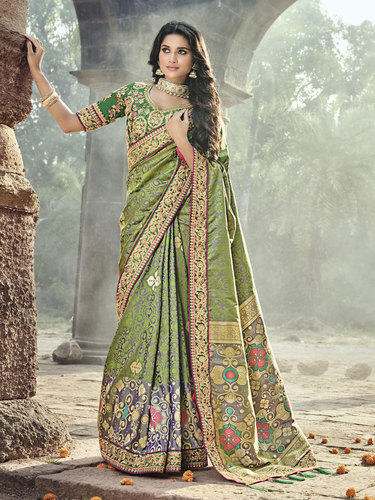Ladies Designer Party Wear Silk Saree