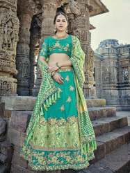 Ladies Silk Bridal Lehenga-1