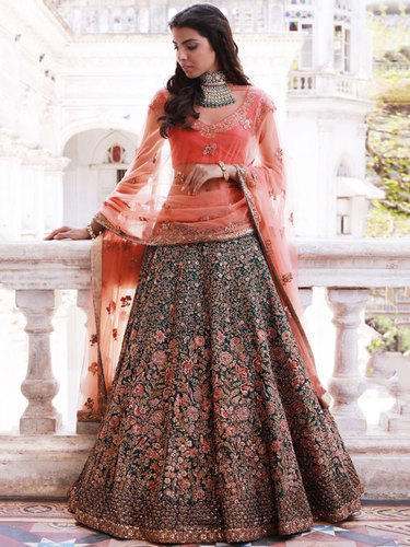 Ladies Silk Bridal Lehenga-2