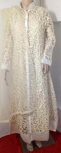 Exclusive Off White Readymade Anarkali Suit by K Mart