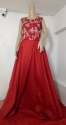 Plain red Evening Gown