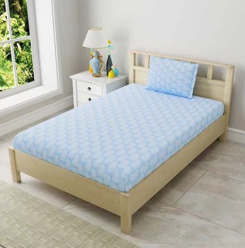 60*90 Single Cotton Bed Sheet by B S Exports And Printing