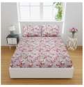 Floral Printed Queen Size Bed Sheet