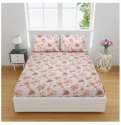 Floral Printed Queen Size Bed Sheet thumb 2