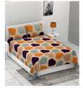 Glace Cotton Printed Bed Sheet