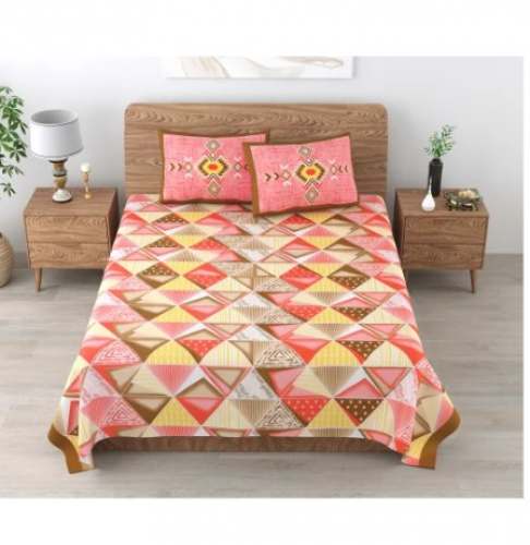 Jaipuri Printed Cotton Bed Sheet