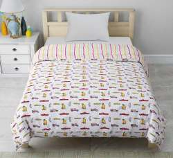 Single Bed Sheet Comforter  for Kids 
