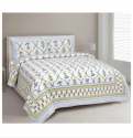 Stylish Jaipuri Print Cotton Bed Sheet