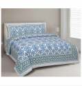 Stylish Jaipuri Print Cotton Bed Sheet thumb 1