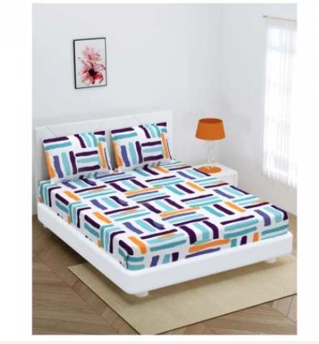 Uniq Printed Double Bed Sheet