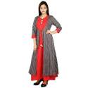 Exclusive Plain Kurti with Long Shrug Jacket 