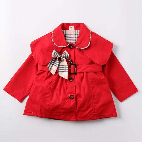 full sleeve coat with bow