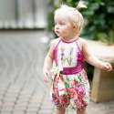kids floral print romper bodysuit