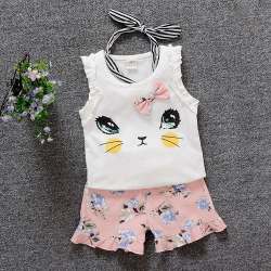 Pink Top and Shorts Set