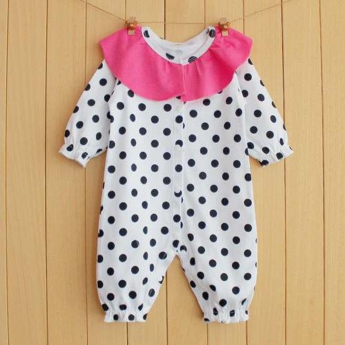 polka dots romper
