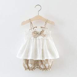 Spaghetti Sleeves Khaki Top 