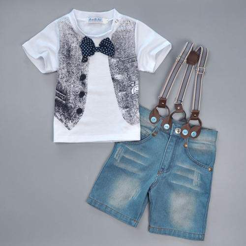 Stylish T-Shirt And Short Set
