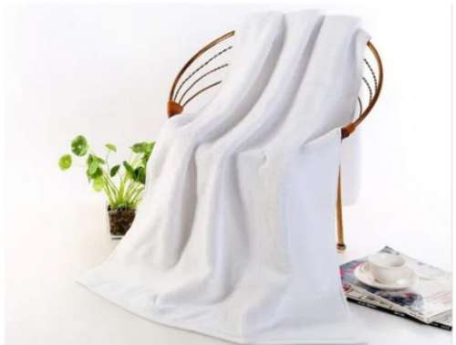 White Cotton Bath Towel