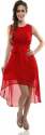 Red One Piece Up n Down Western DRess