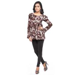 Brown Rayon Top