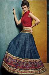 Crop Top With Lehenga