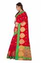 Designer Cotton Silk Saree thumb 2