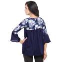 Fancy Rayon Blue Top thumb 2
