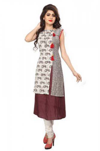 Fancy Rayon Cotton Kurtis